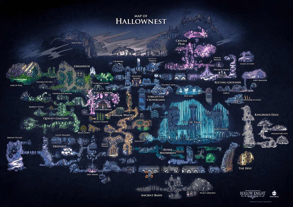 mapa de hallownest