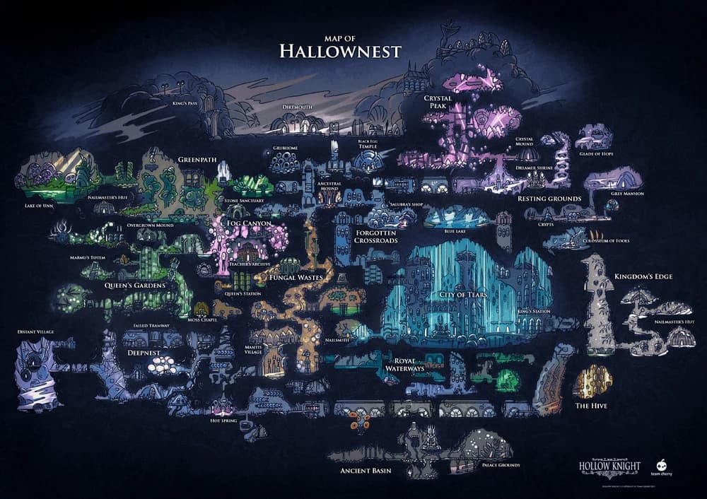 mapa de hallownest